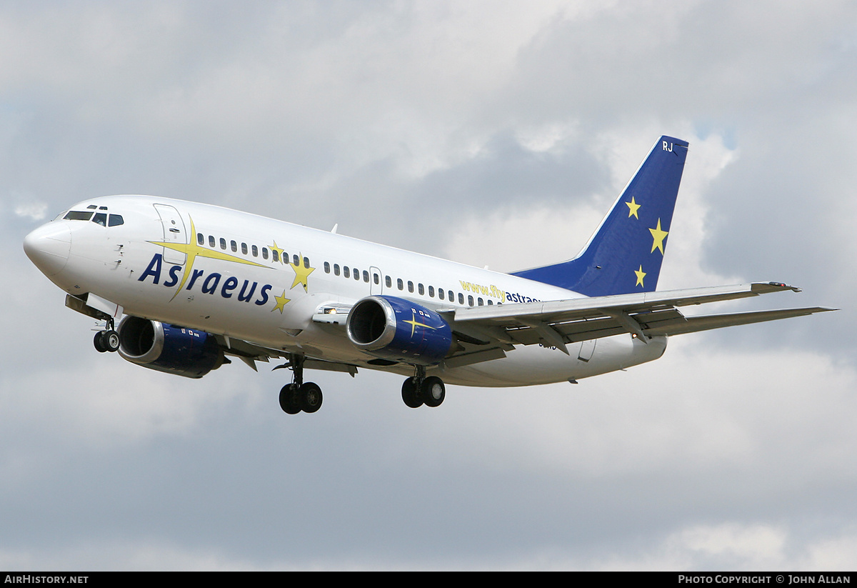 Aircraft Photo of G-STRJ | Boeing 737-33A | Astraeus Airlines | AirHistory.net #81741