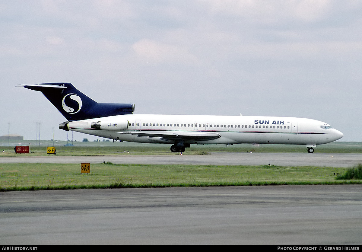 Aircraft Photo of ZS-NWA | Boeing 727-230/Adv(F) | Sun Air | AirHistory.net #81744