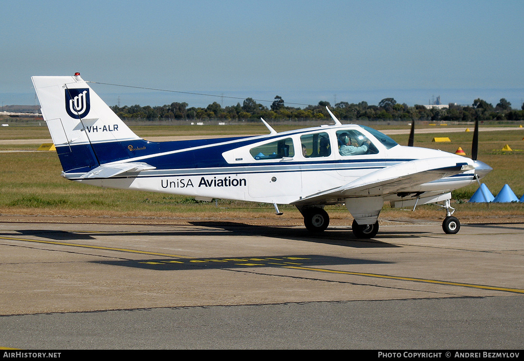 Aircraft Photo of VH-ALR | Beech B55 Baron (95-B55) | UniSA Aviation | AirHistory.net #81752