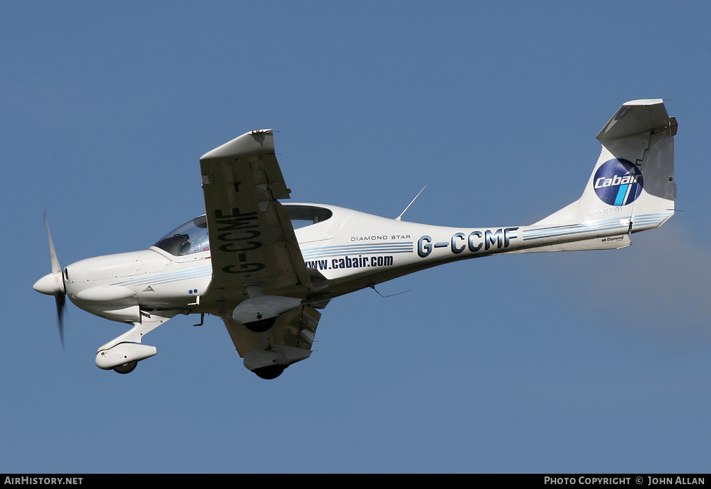 Aircraft Photo of G-CCMF | Diamond DA40D Diamond Star TDI | Cabair | AirHistory.net #81757