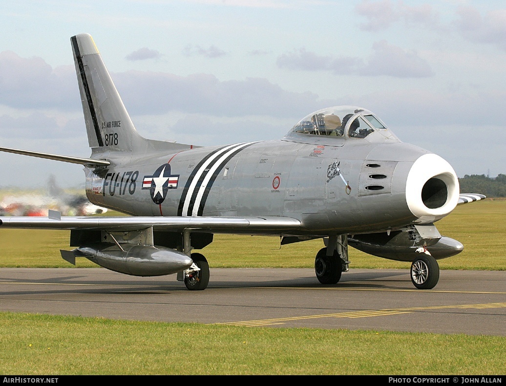 Aircraft Photo of G-SABR / 8178 | North American F-86A Sabre | USA - Air Force | AirHistory.net #81762