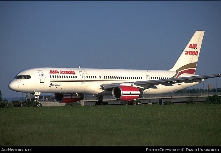 Aircraft Photo of G-OOOT | Boeing 757-236 | Air 2000 | AirHistory.net #81767