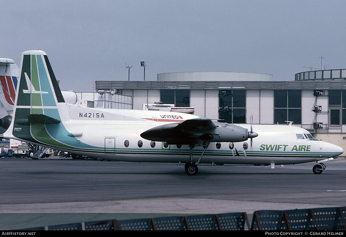 Aircraft Photo of N421SA | Fokker F27-600 Friendship | Swift Aire | AirHistory.net #81770