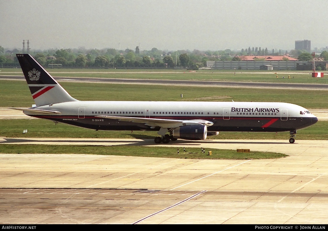 Aircraft Photo of G-BNWB | Boeing 767-336/ER | British Airways | AirHistory.net #81778