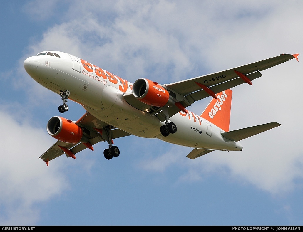 Aircraft Photo of G-EZIO | Airbus A319-111 | EasyJet | AirHistory.net #81780