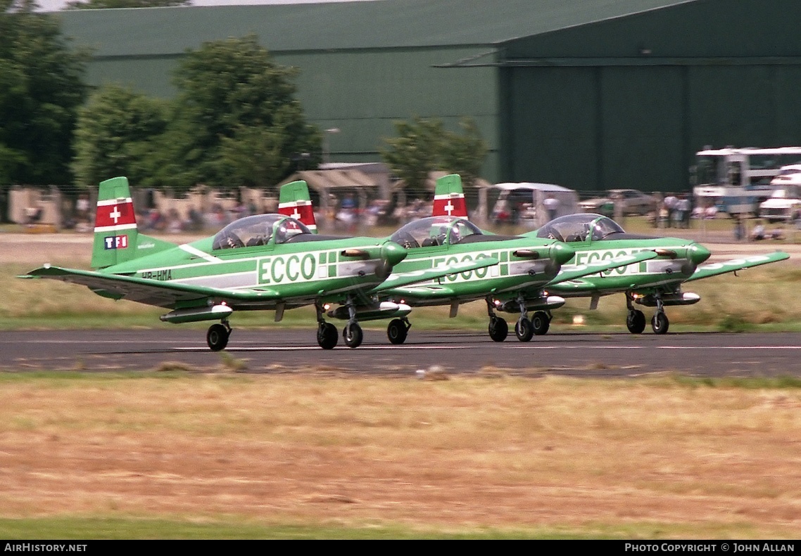 Aircraft Photo of HB-HMA | Pilatus PC-7 | Patrouille Ecco | AirHistory.net #81789