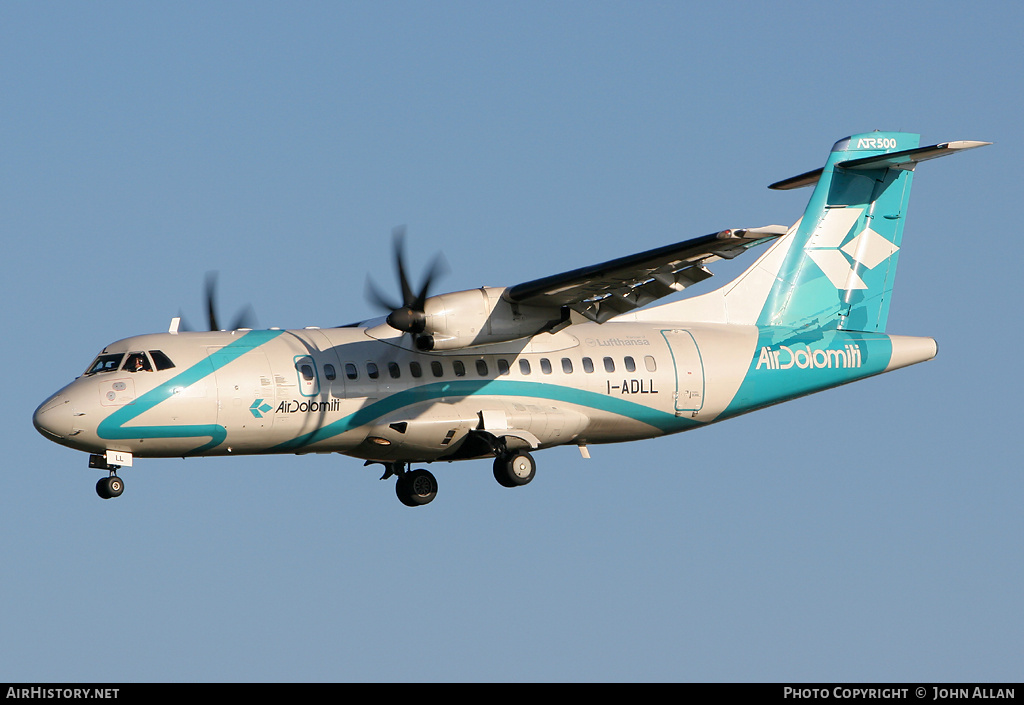 Aircraft Photo of I-ADLL | ATR ATR-42-500 | Air Dolomiti | AirHistory.net #81798