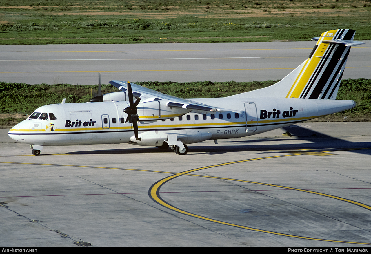 Aircraft Photo of F-GHPK | ATR ATR-42-300 | Brit Air | AirHistory.net #81826