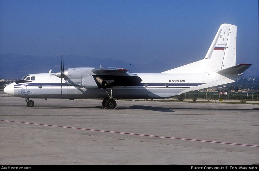 Aircraft Photo of RA-26120 | Antonov An-26B | Pskovavia | AirHistory.net #81827