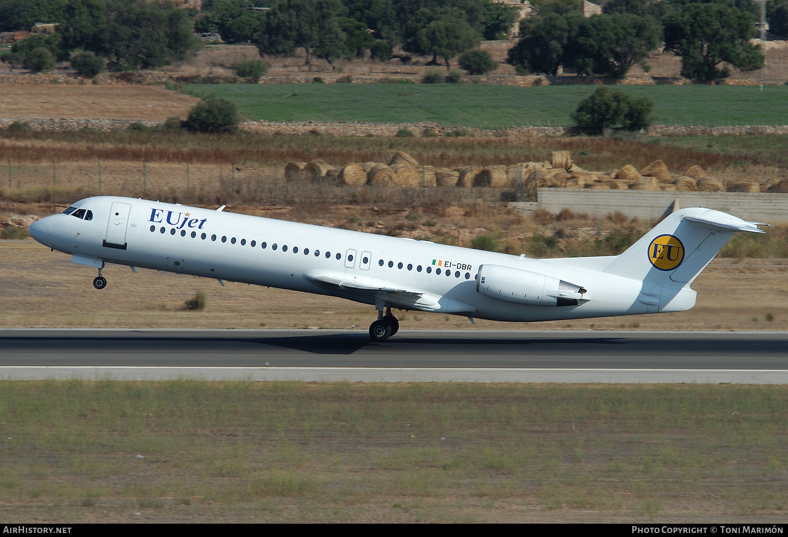 Aircraft Photo of EI-DBR | Fokker 100 (F28-0100) | EUjet | AirHistory.net #81832