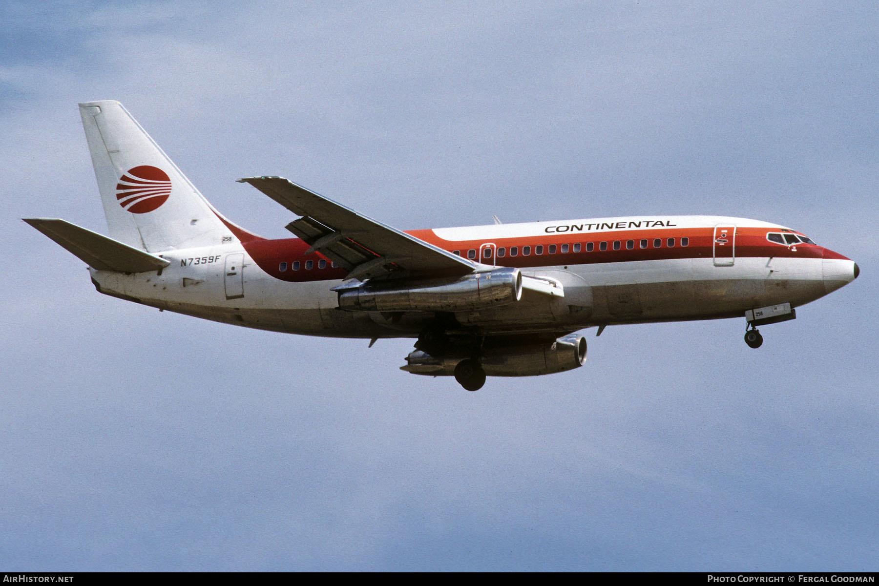 Aircraft Photo of N7359F | Boeing 737-291/Adv | Continental Airlines | AirHistory.net #81855