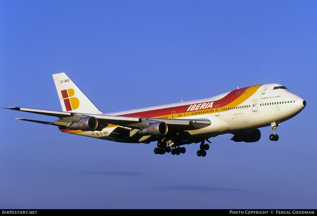 Aircraft Photo of EC-BRQ | Boeing 747-256B | Iberia | AirHistory.net #81870
