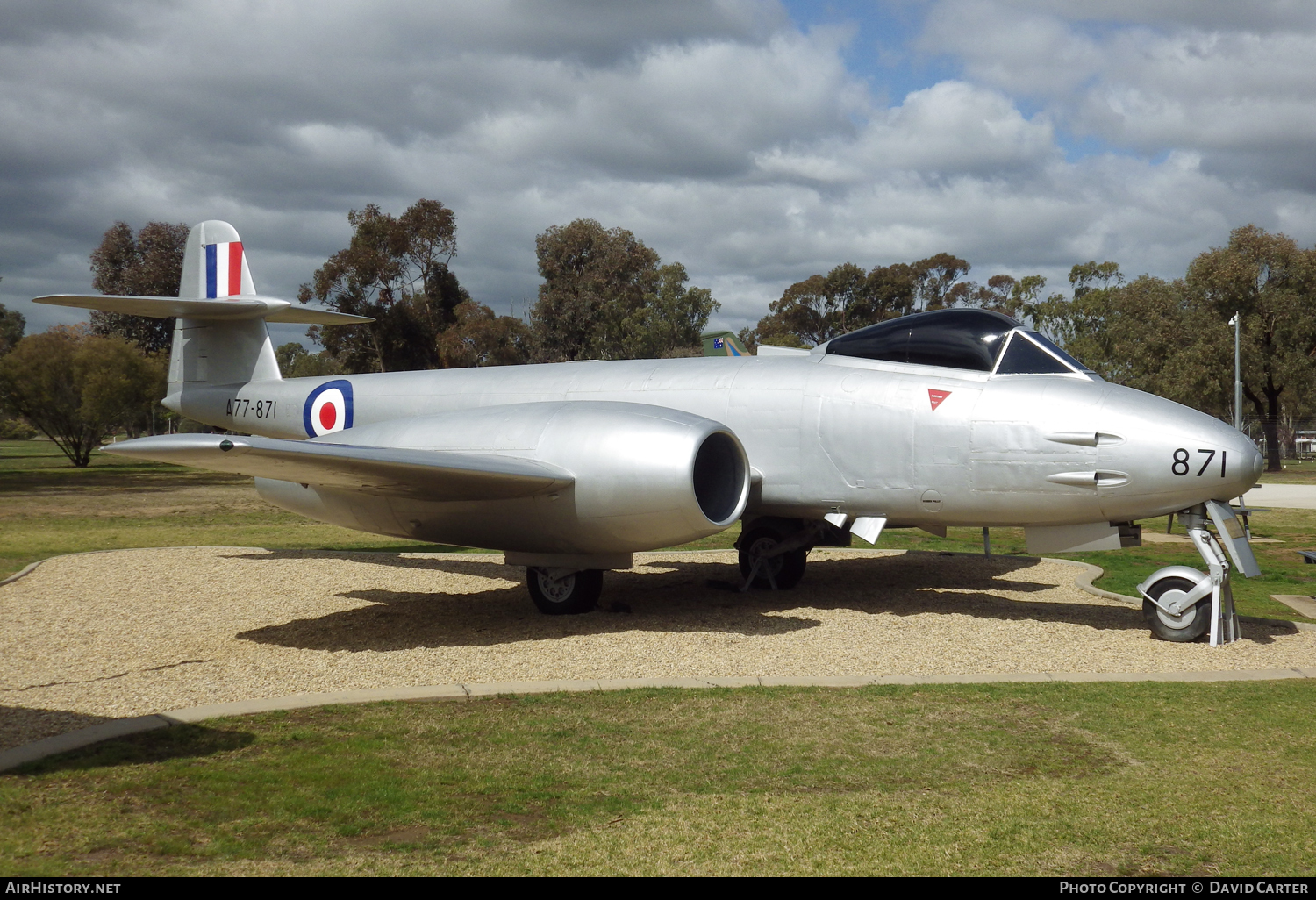 Aircraft Photo of A77-871 | Gloster Meteor F8 | Australia - Air Force | AirHistory.net #81878