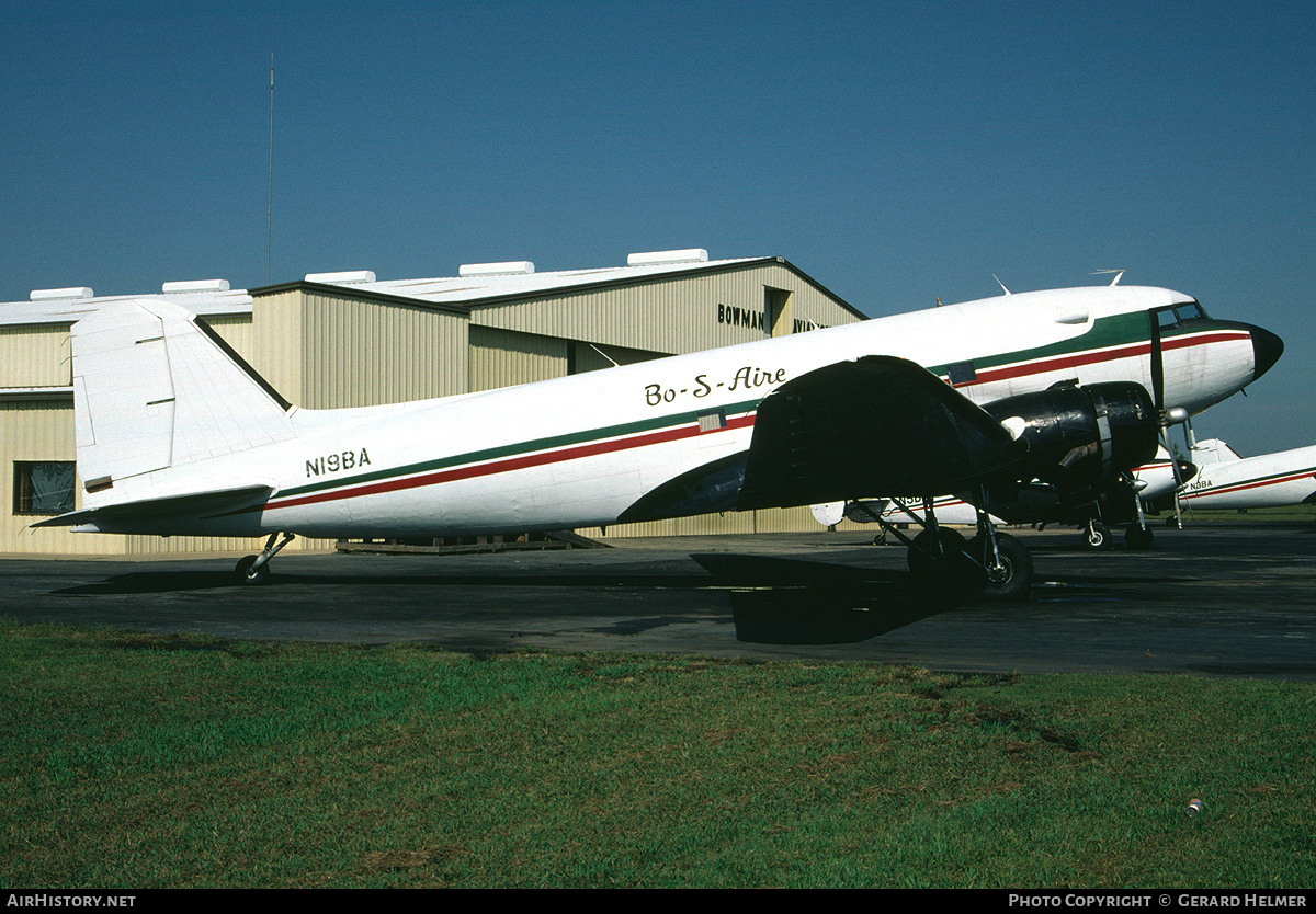 Aircraft Photo of N19BA | Douglas DC-3(AF) | Bo-S-Aire | AirHistory.net #81889