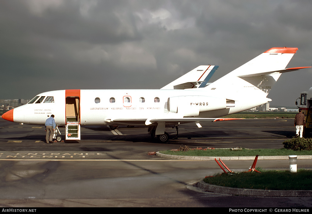 Aircraft Photo of F-WRQS | Dassault Falcon 20F | Indonesia - Directorate of Civil Aviation | AirHistory.net #81922