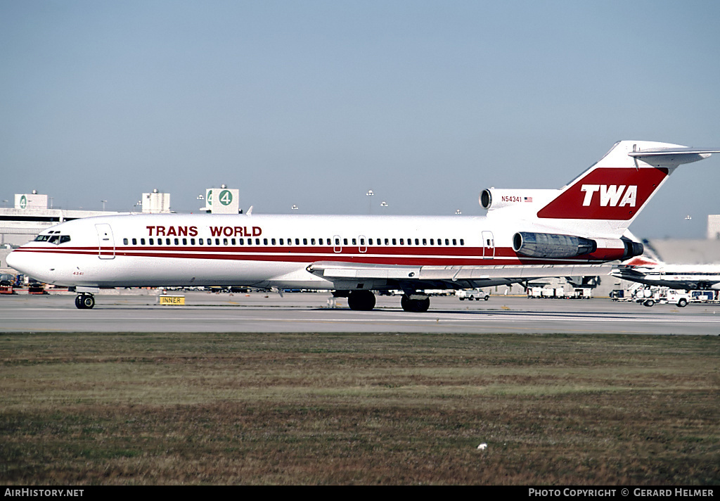 Aircraft Photo of N54341 | Boeing 727-231/Adv | Trans World Airlines - TWA | AirHistory.net #81931