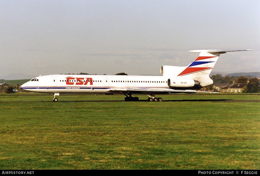 Aircraft Photo of OK-UCF | Tupolev Tu-154M | ČSA - Czech Airlines | AirHistory.net #81933