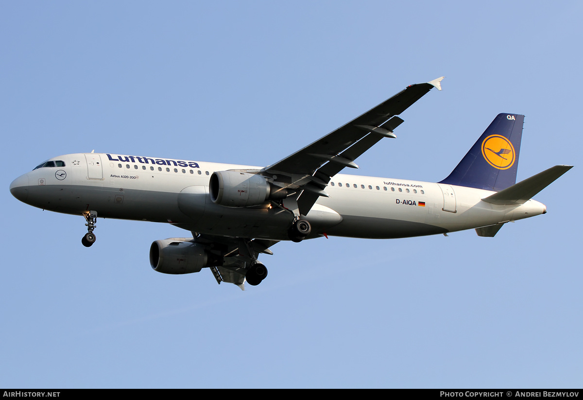 Aircraft Photo of D-AIQA | Airbus A320-211 | Lufthansa | AirHistory.net #81955