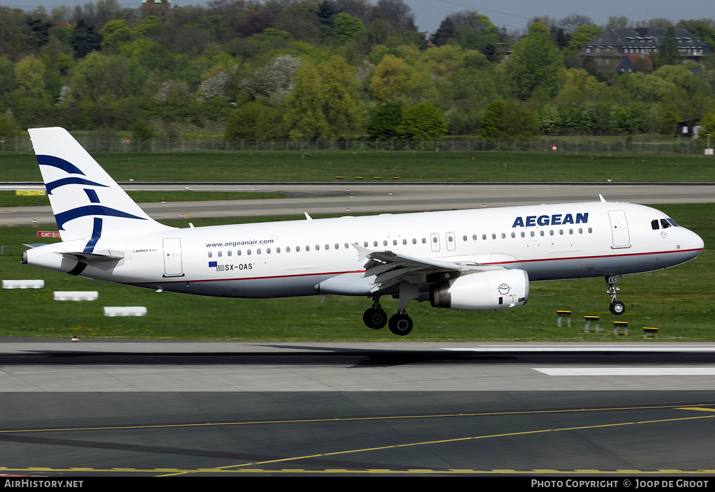 Aircraft Photo of SX-OAS | Airbus A320-232 | Aegean Airlines | AirHistory.net #81977