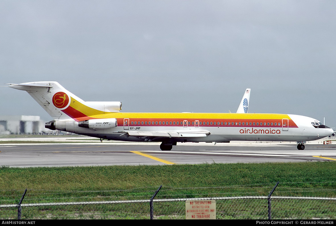 Aircraft Photo of 6Y-JMP | Boeing 727-2J0/Adv | Air Jamaica | AirHistory.net #81994