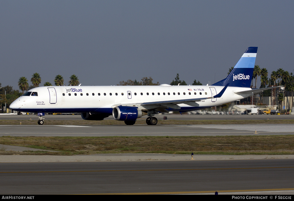 Aircraft Photo of N192JB | Embraer 190AR (ERJ-190-100IGW) | JetBlue Airways | AirHistory.net #82006