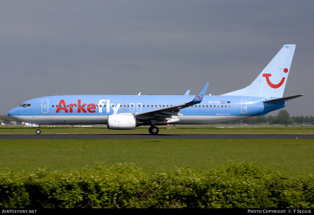 Aircraft Photo of PH-TFB | Boeing 737-8K5 | ArkeFly | AirHistory.net #82014