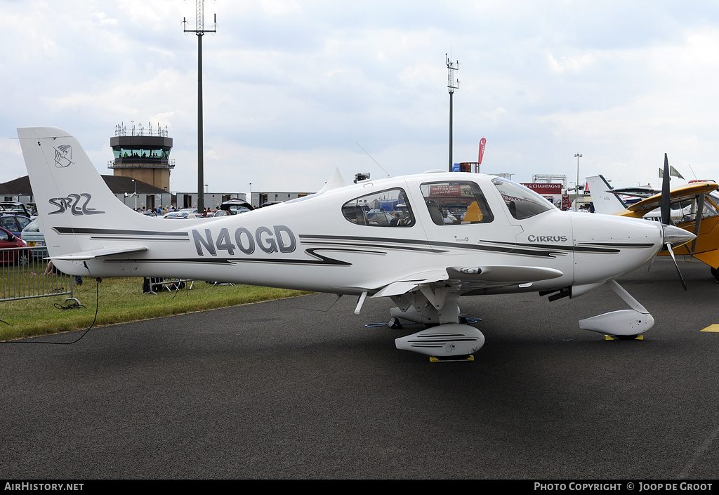 Aircraft Photo of N40GD | Cirrus SR-22 G1 | AirHistory.net #82029