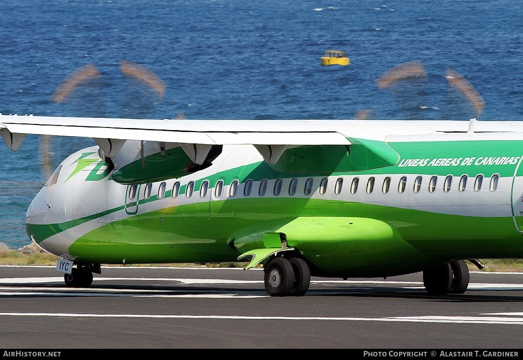 Aircraft Photo of EC-IYC | ATR ATR-72-500 (ATR-72-212A) | Binter Canarias | AirHistory.net #82047