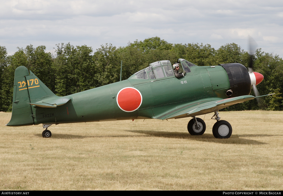 Aircraft Photo of F-AZZM / コウ-170 | North American T-6 / A6M Zero (mod) | Japan - Air Force | AirHistory.net #82054