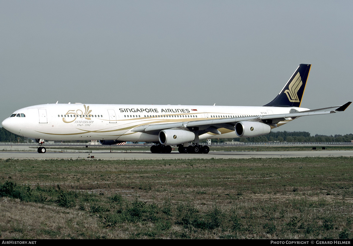 Aircraft Photo of 9V-SJE | Airbus A340-313 | Singapore Airlines | AirHistory.net #82057