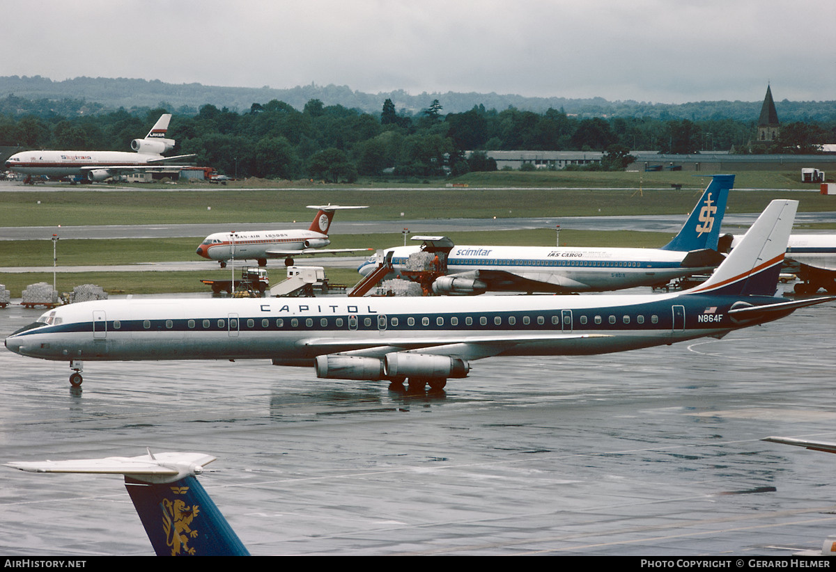 Aircraft Photo of N864F | McDonnell Douglas DC-8-63CF | Capitol Airways | AirHistory.net #82068