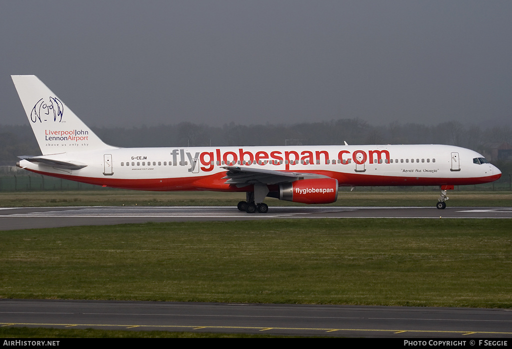 Aircraft Photo of G-CEJM | Boeing 757-28A | Flyglobespan | AirHistory.net #82074