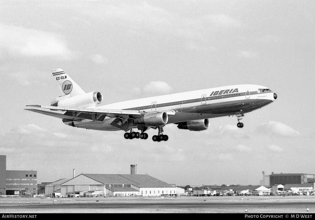 Aircraft Photo of EC-CLB | McDonnell Douglas DC-10-30 | Iberia | AirHistory.net #82141