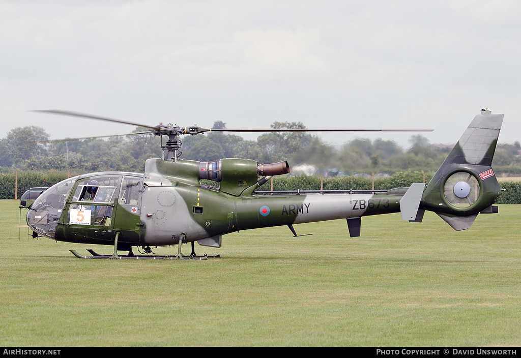 Aircraft Photo of ZB673 | Aerospatiale SA-341B Gazelle AH1 | UK - Army | AirHistory.net #82179