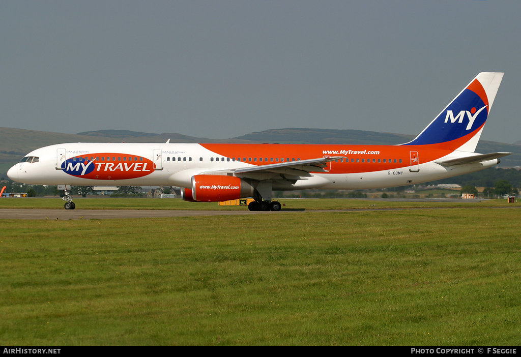 Aircraft Photo of G-CCMY | Boeing 757-23A | MyTravel Airways | AirHistory.net #82186