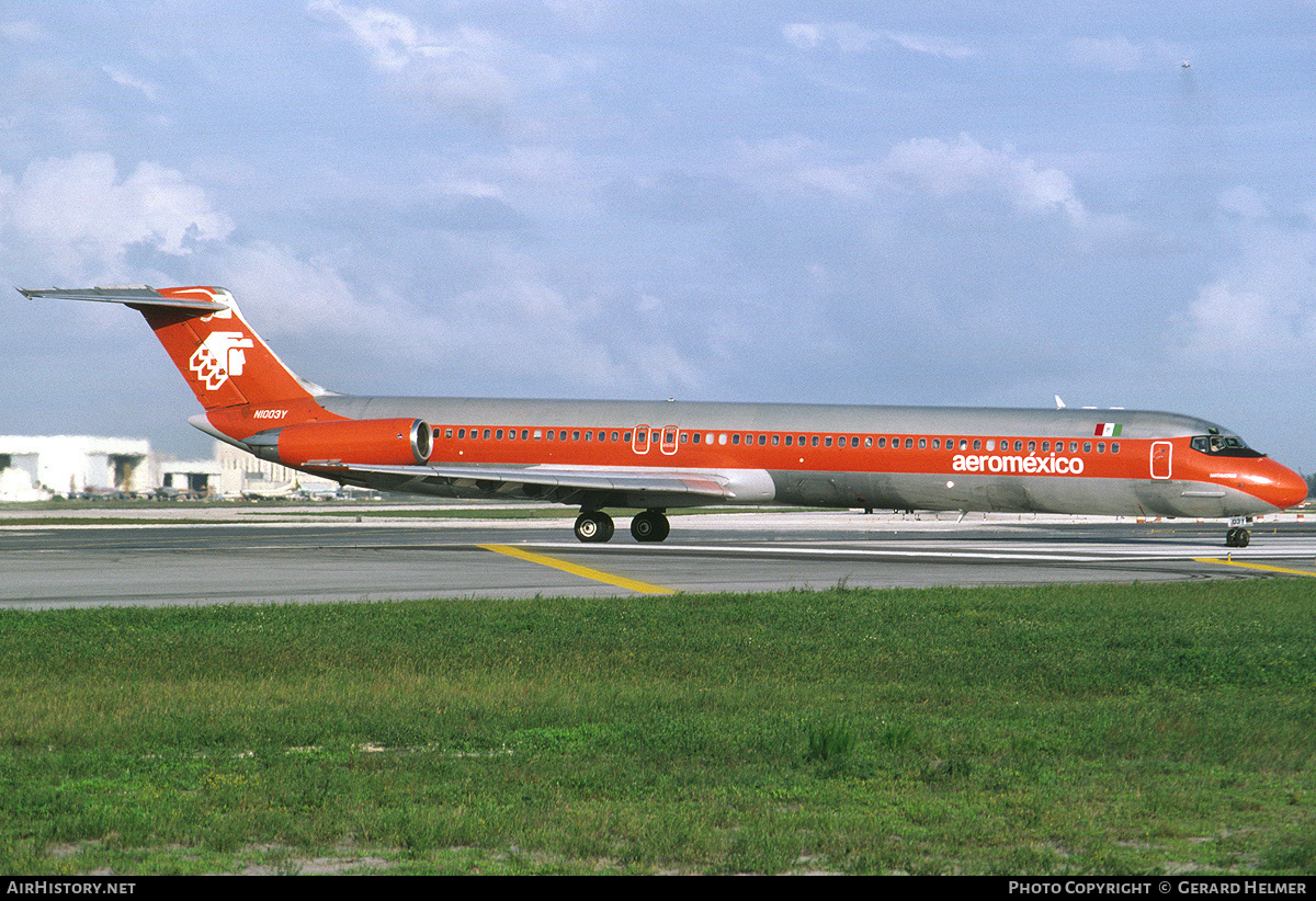 Aircraft Photo of N1003Y | McDonnell Douglas MD-82 (DC-9-82) | AeroMéxico | AirHistory.net #82189