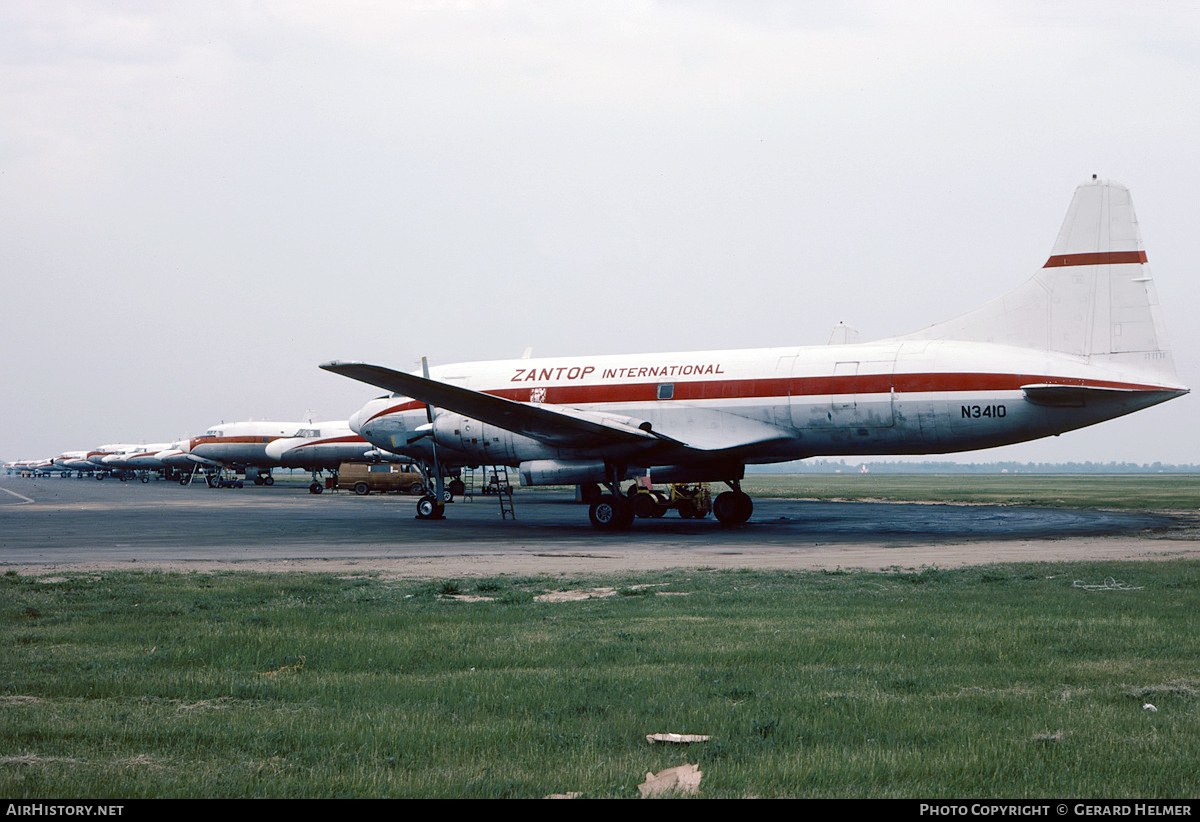 Aircraft Photo of N3410 | Convair 640 | Zantop International Airlines | AirHistory.net #82197
