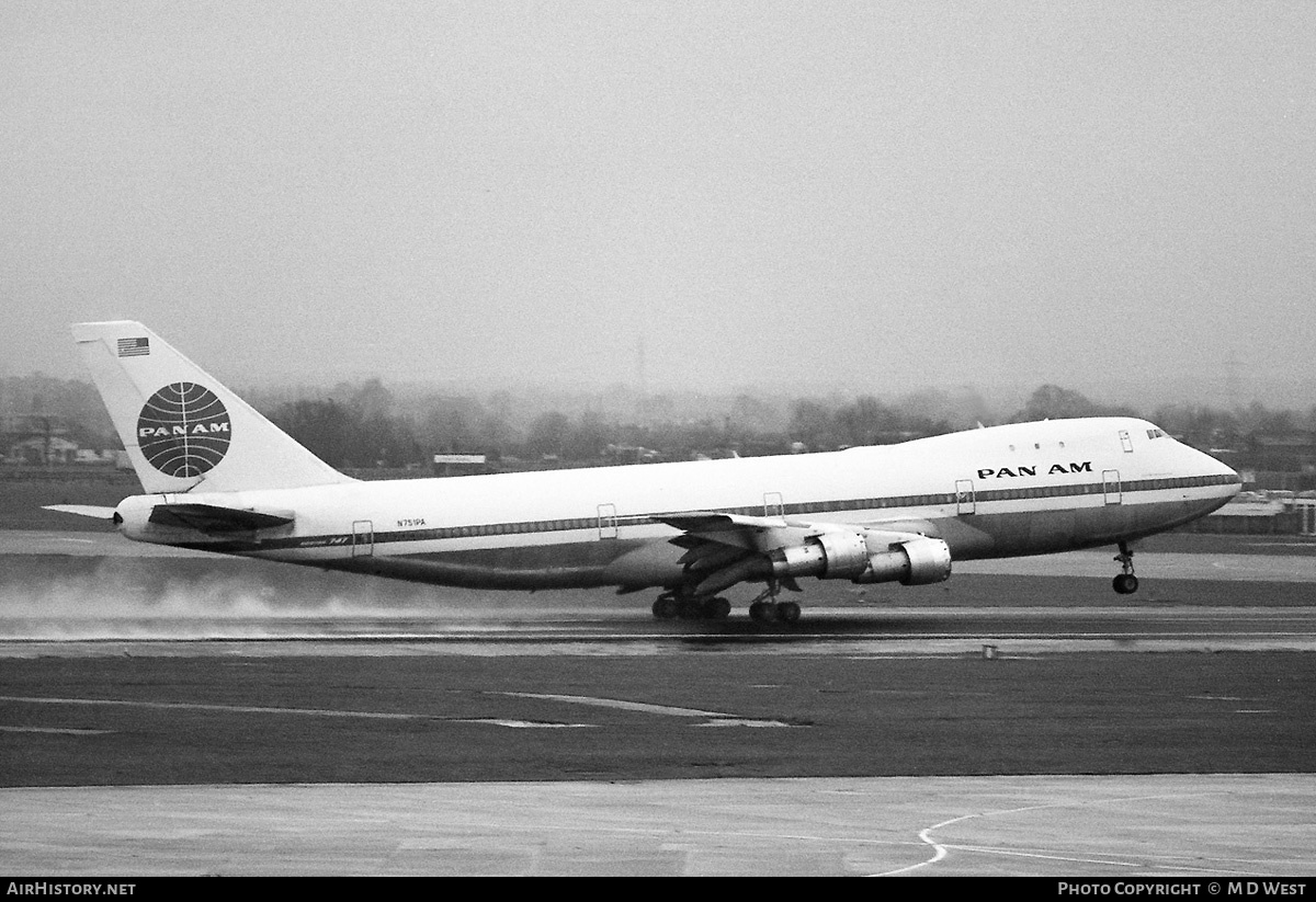 Aircraft Photo of N751PA | Boeing 747-121 | Pan American World Airways - Pan Am | AirHistory.net #82200