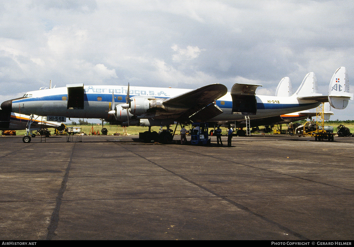 Aircraft Photo of HI-548 | Lockheed C-121C Super Constellation | Aerochago | AirHistory.net #82219