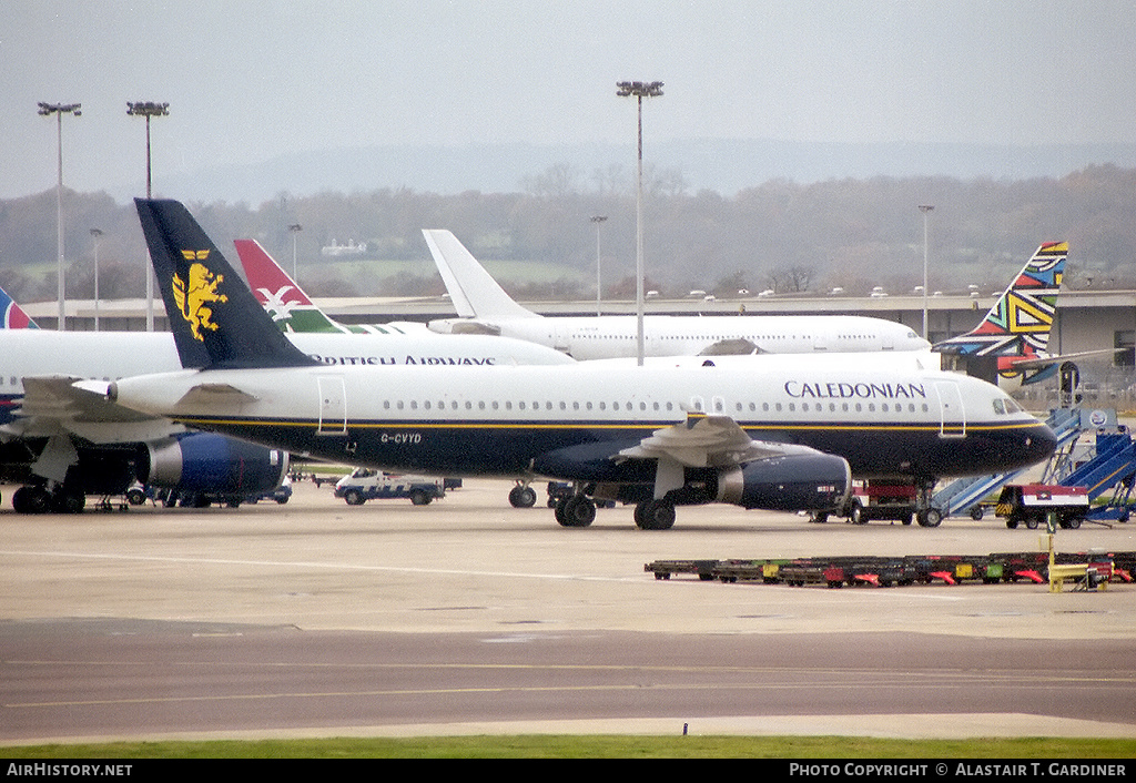 Aircraft Photo of G-CVYD | Airbus A320-231 | Caledonian Airways | AirHistory.net #82225