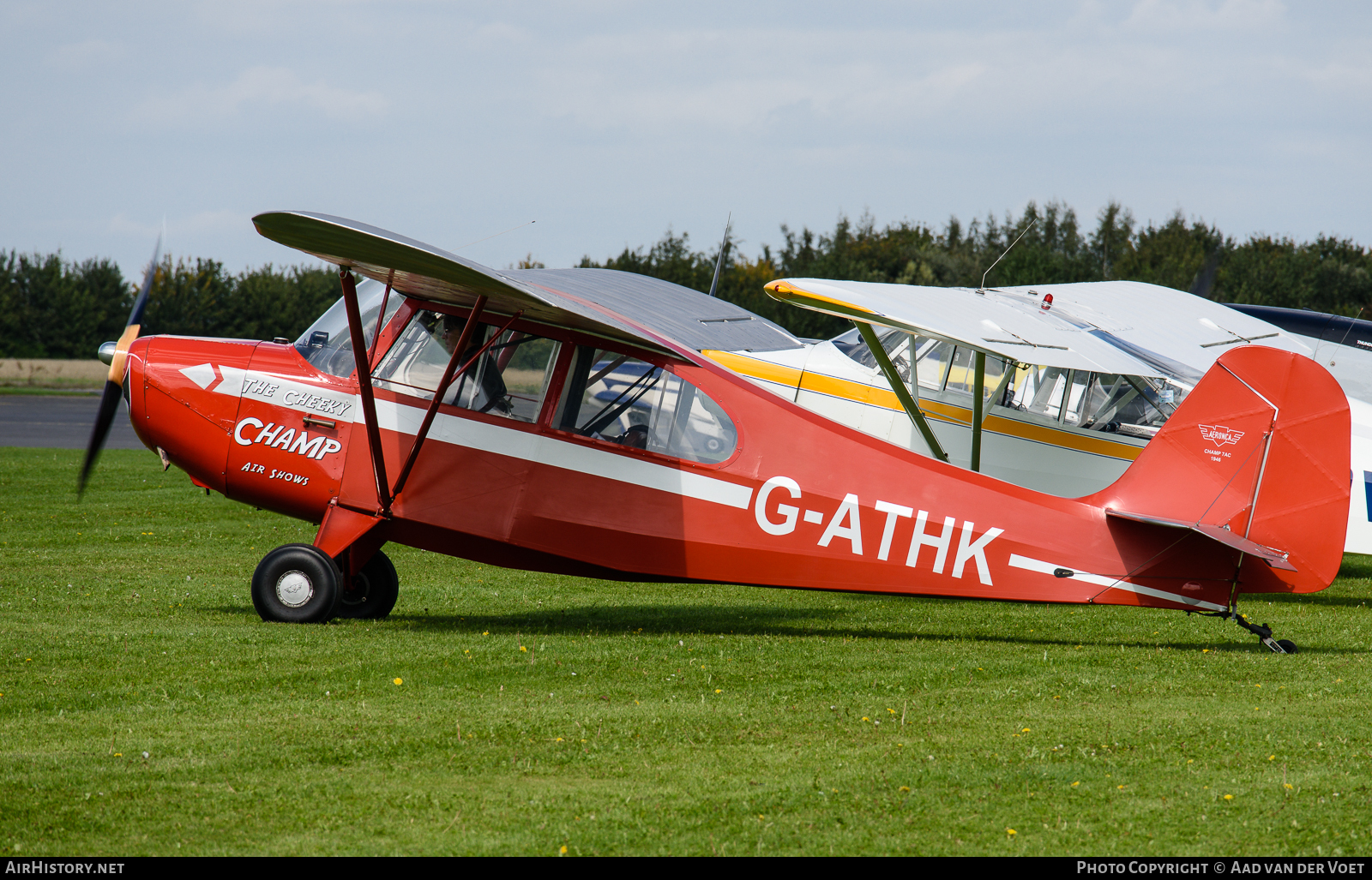 Aircraft Photo of G-ATHK | Aeronca 7AC Champion | The Cheeky Champ | AirHistory.net #82260