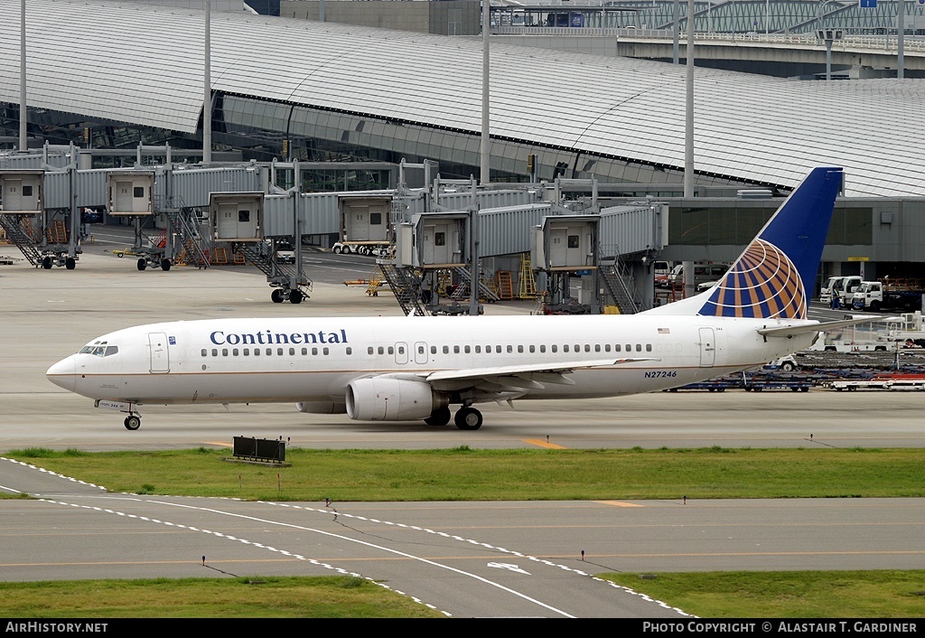 Aircraft Photo of N27246 | Boeing 737-824 | Continental Airlines | AirHistory.net #82261