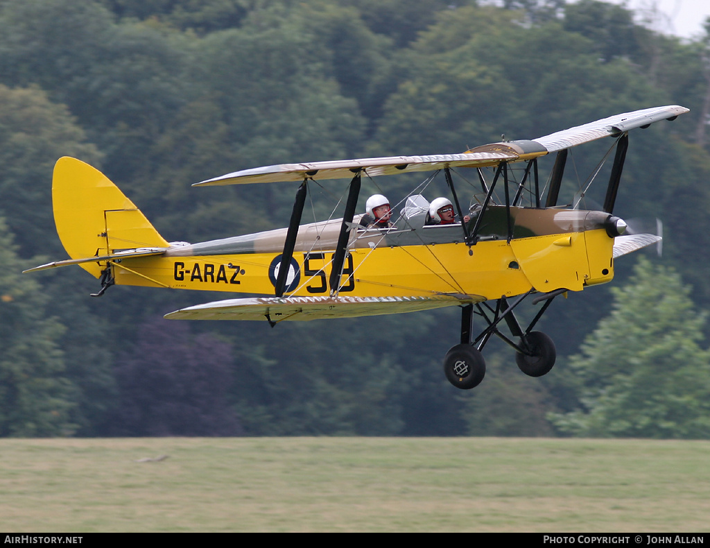 Aircraft Photo of G-ARAZ | De Havilland D.H. 82A Tiger Moth II | AirHistory.net #82275