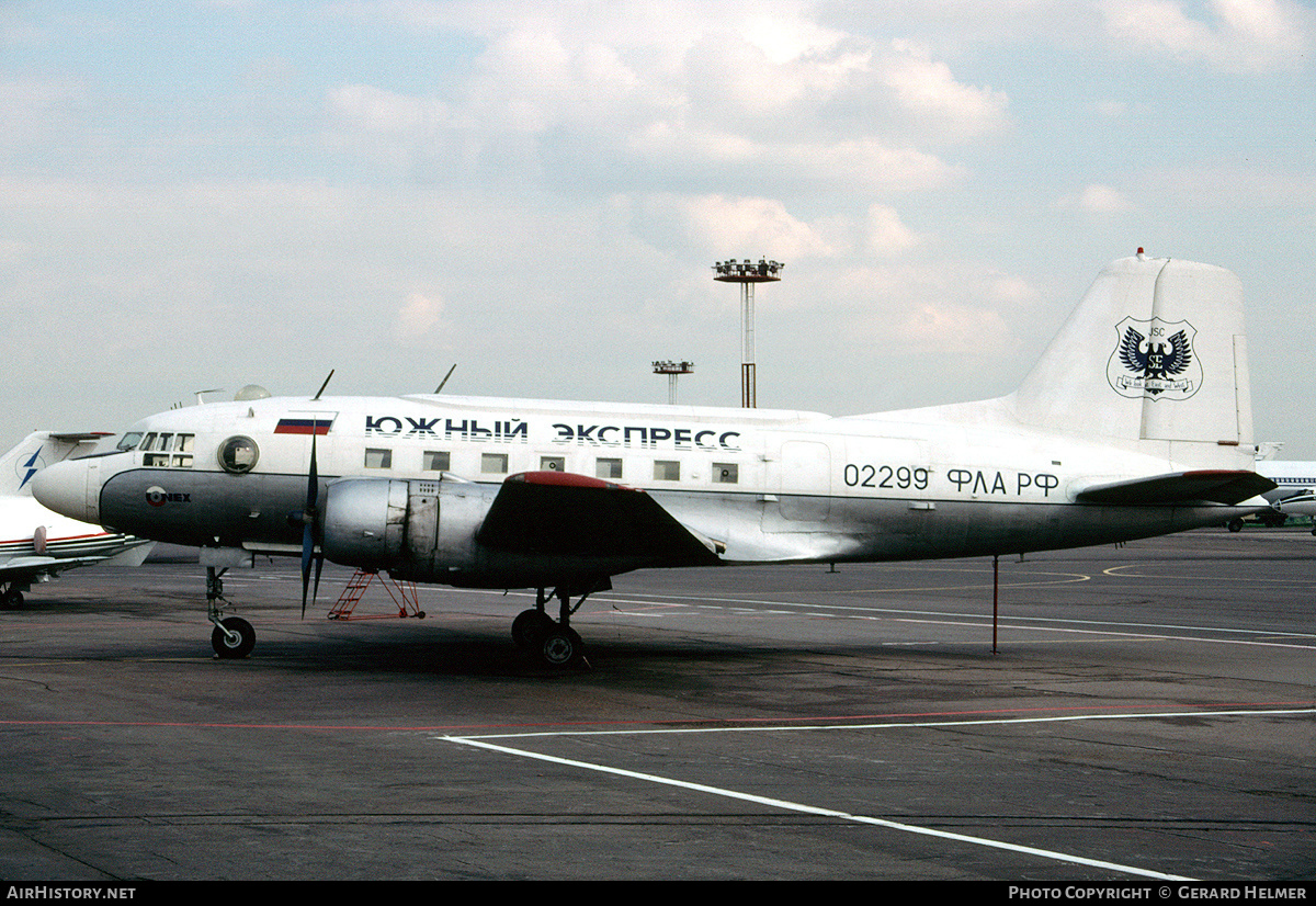Aircraft Photo of FLARF-02299 / 02299 ФЛA РФ | Ilyushin Il-14TG | Yuzhny Ekspress | AirHistory.net #82280