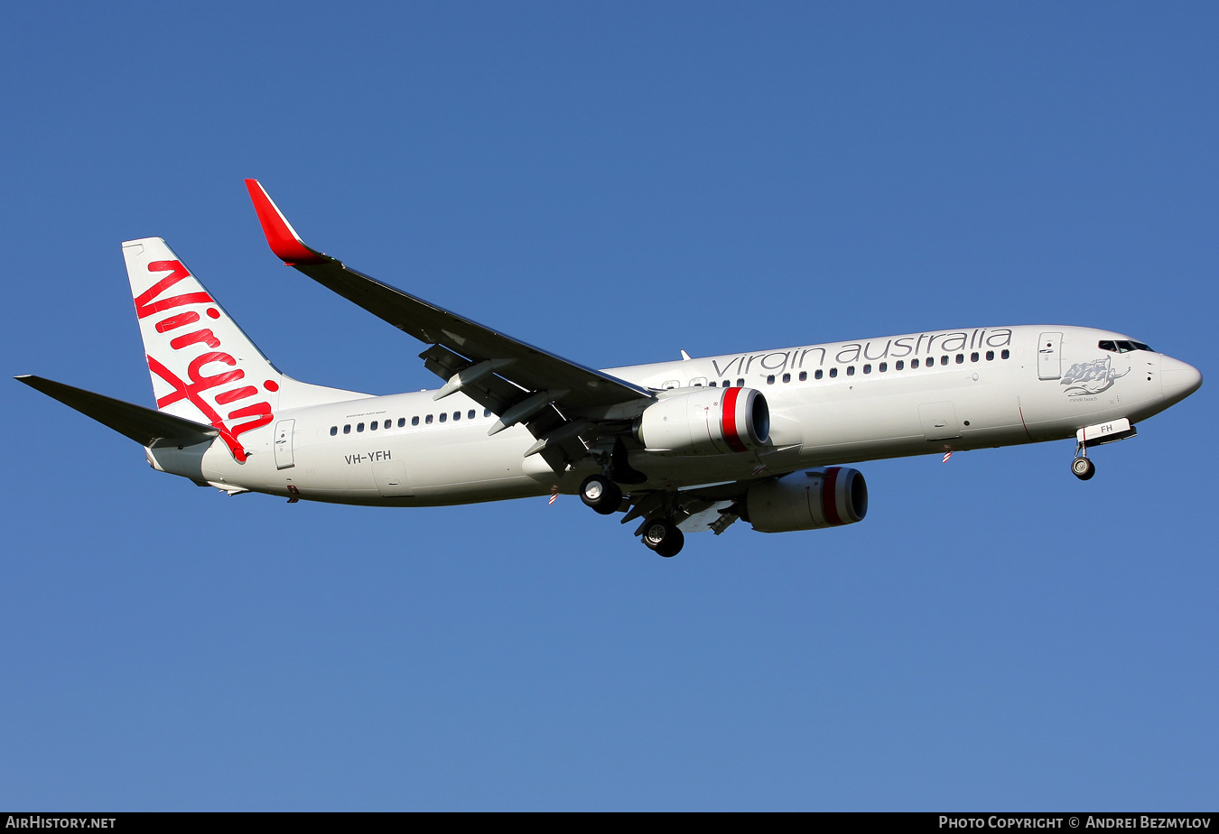 Aircraft Photo of VH-YFH | Boeing 737-8FE | Virgin Australia Airlines | AirHistory.net #82301