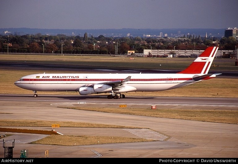 Aircraft Photo of 3B-NAY | Airbus A340-313 | Air Mauritius | AirHistory.net #82315