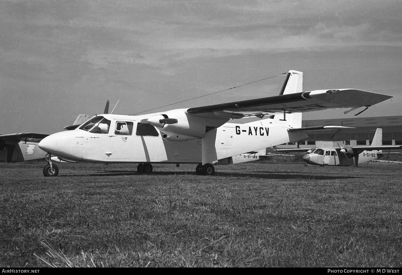 Aircraft Photo of G-AYCV | Britten-Norman BN-2A Islander | AirHistory.net #82327