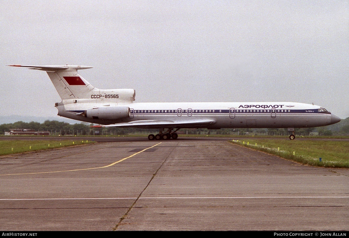 Aircraft Photo of CCCP-85565 | Tupolev Tu-154B-2 | Aeroflot | AirHistory.net #82330
