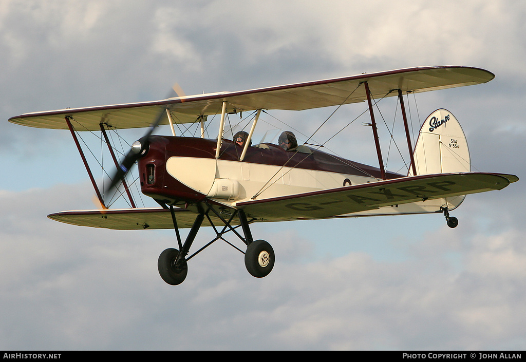 Aircraft Photo of G-AXRP | Stampe-Vertongen SV-4C | AirHistory.net #82333