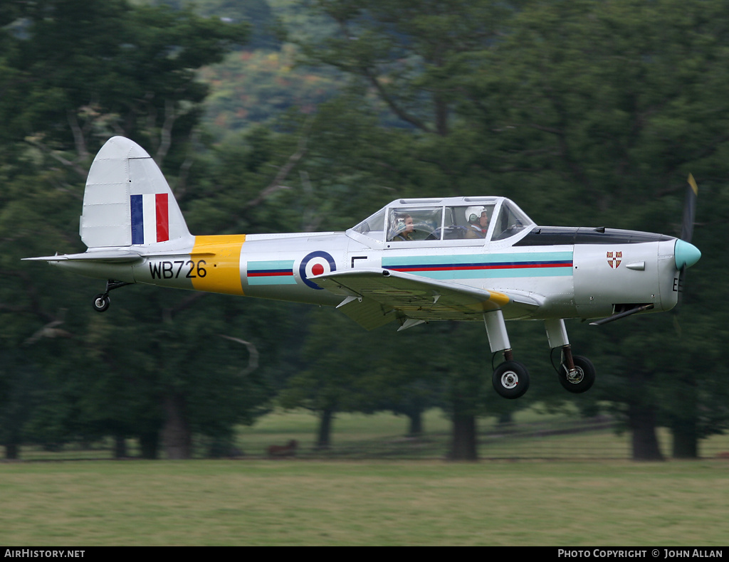 Aircraft Photo of G-AOSK / WB726 | De Havilland DHC-1 Chipmunk Mk22 | UK - Air Force | AirHistory.net #82357